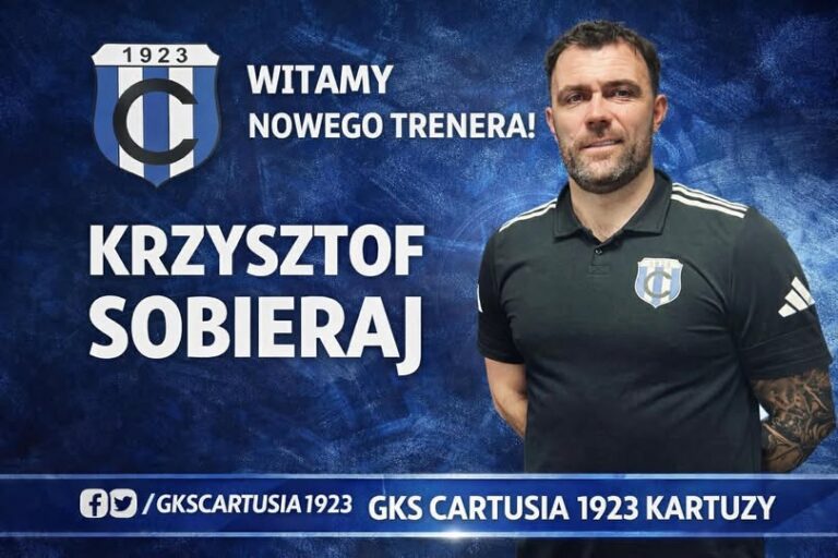 3.LIGA: Krzysztof Sobieraj nowym szkoleniowcem Cartusii