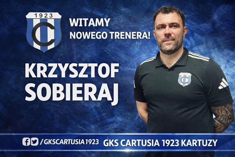 3.LIGA: Krzysztof Sobieraj nowym szkoleniowcem Cartusii